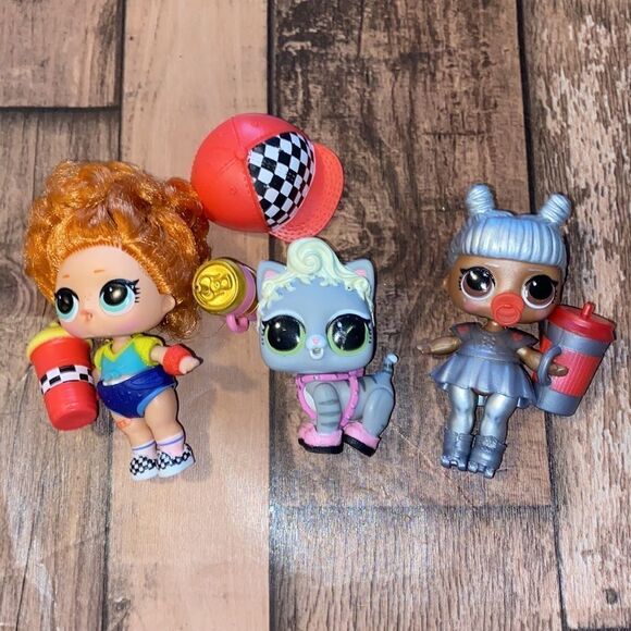 Retro, Early Edition, LOL Dolls, 3 Doll Bundle (#1) - Picture 2 of 7